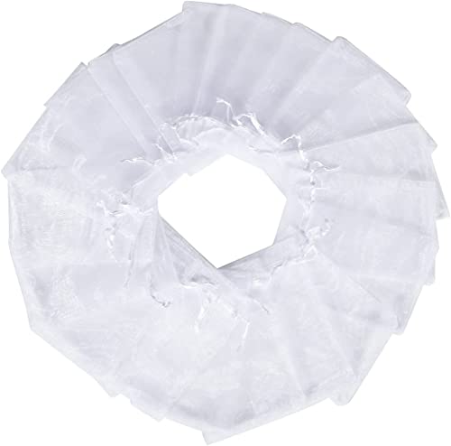 HooAMI 50Stk 20cmx30cm Weiß Organzasäckchen Organzabeutel Groß Schmuckbeutel Bonbonsbeutel Säckchen Für Festival Party und Hochzeit Geschenk Geburtstag HooAMI 50Stk 20cmx30cm Weiß Organzasäckchen Organzabeutel Groß Schmuckbeutel Bonbonsbeutel Säckchen Für Festival Party und Hochzeit Geschenk Geburtstag von HooAMI