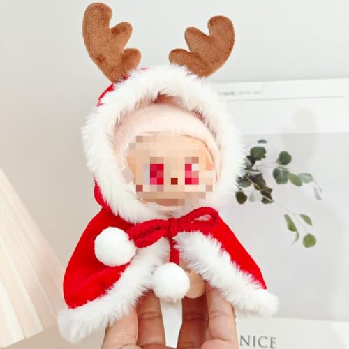 Hoobee 17 cm Kleidung Geeignet fur Puppe, Puppenzubehör, Weihnachten Puppe Clothing, Geeignet zum Fotografieren und Sammeln, DIY Geschenke(Ohne Puppe) B3 von Hoobee