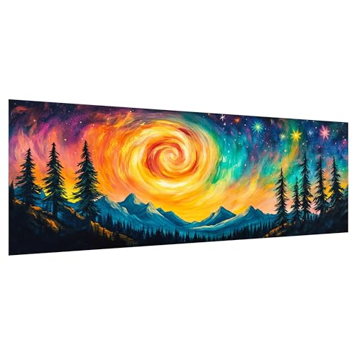Hoobee 5D DIY Berge Diamond Painting Groß, Diamond Painting Bilder Aurora, Diamant Painting Groß xxl Vollbohrer Stickerei Kreuzstich Kunst Handwerk für Zuhause Wanddekoration 30x80cm-10 Hoobee 5D DIY Berge Diamond Painting Groß, Diamond Painting Bilder Aurora, Diamant Painting Groß xxl Vollbohrer Stickerei Kreuzstich Kunst Handwerk für Zuhause Wanddekoration 30x80cm-10 von Hoobee