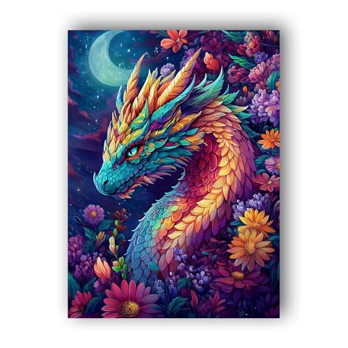 Hoobee 5D DIY Diamond Painting Drachen, Diamond Painting Bilder Tier, Vollbohrer Stickerei Kreuzstich Kunst Handwerk für Zuhause Wanddekoration 30x40cm-88 Hoobee 5D DIY Diamond Painting Drachen, Diamond Painting Bilder Tier, Vollbohrer Stickerei Kreuzstich Kunst Handwerk für Zuhause Wanddekoration 30x40cm-88 von Hoobee