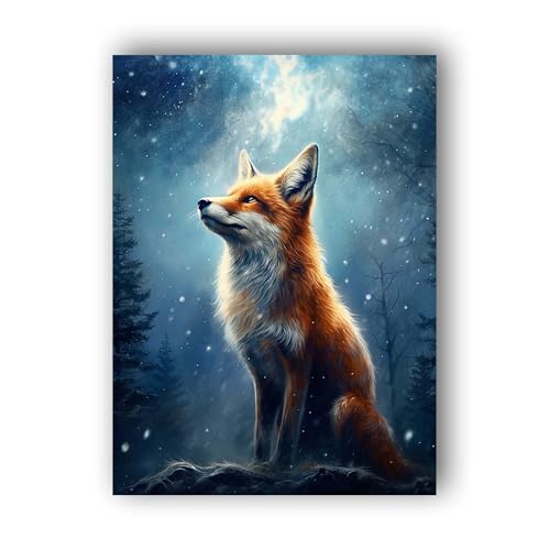 Hoobee 5D DIY Diamond Painting Fuchs, Diamond Painting Bilder Tier, Diamond Painting Erwachsene, Vollbohrer Stickerei Kreuzstich Kunst Handwerk für Zuhause Wanddekoration 30x40cm-16 Hoobee 5D DIY Diamond Painting Fuchs, Diamond Painting Bilder Tier, Diamond Painting Erwachsene, Vollbohrer Stickerei Kreuzstich Kunst Handwerk für Zuhause Wanddekoration 30x40cm-16 von Hoobee
