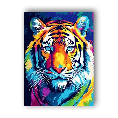 Hoobee 5D DIY Diamond Painting Tiger, Diamond Painting Bilder Tier, Diamond Painting Erwachsene, Vollbohrer Stickerei Kreuzstich Kunst Handwerk für Zuhause Wanddekoration 30x40cm-20 Hoobee 5D DIY Diamond Painting Tiger, Diamond Painting Bilder Tier, Diamond Painting Erwachsene, Vollbohrer Stickerei Kreuzstich Kunst Handwerk für Zuhause Wanddekoration 30x40cm-20 von Hoobee