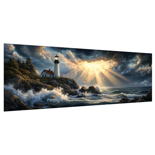 Hoobee 5D DIY Leuchtturm Diamond Painting Groß, Diamond Painting Bilder Sonnenuntergang, Diamant Painting Groß xxl Vollbohrer Stickerei Kreuzstich Kunst Handwerk für Zuhause Wanddekoration 30x80cm-14 Hoobee 5D DIY Leuchtturm Diamond Painting Groß, Diamond Painting Bilder Sonnenuntergang, Diamant Painting Groß xxl Vollbohrer Stickerei Kreuzstich Kunst Handwerk für Zuhause Wanddekoration 30x80cm-14 von Hoobee