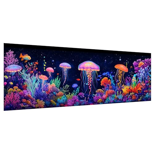 Hoobee 5D DIY Qualle Diamond Painting Groß, Diamond Painting Bilder Tier, Diamant Painting Groß xxl Vollbohrer Stickerei Kreuzstich Kunst Handwerk für Zuhause Wanddekoration 30x80cm-13 Hoobee 5D DIY Qualle Diamond Painting Groß, Diamond Painting Bilder Tier, Diamant Painting Groß xxl Vollbohrer Stickerei Kreuzstich Kunst Handwerk für Zuhause Wanddekoration 30x80cm-13 von Hoobee