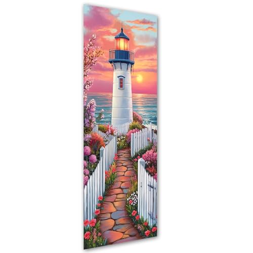 Hoobee 5D DIY Sonnenuntergang Diamond Painting Groß, Diamond Painting Bilder Leuchtturm, Diamant Painting Groß xxl Vollbohrer Stickerei Kreuzstich Kunst Handwerk für Zuhause Wanddekoration 30x80cm-2 Hoobee 5D DIY Sonnenuntergang Diamond Painting Groß, Diamond Painting Bilder Leuchtturm, Diamant Painting Groß xxl Vollbohrer Stickerei Kreuzstich Kunst Handwerk für Zuhause Wanddekoration 30x80cm-2 von Hoobee