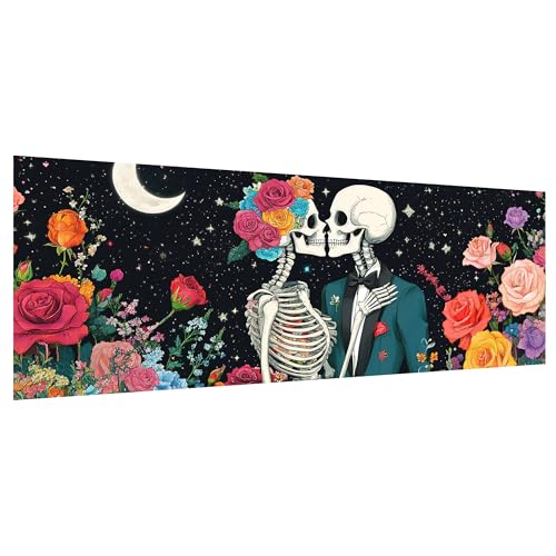 Hoobee 5D DIY Totenkopf Diamond Painting Groß, Diamond Painting Bilder Paar, Diamant Painting Groß xxl Vollbohrer Stickerei Kreuzstich Kunst Handwerk für Zuhause Wanddekoration 30x80cm-15 Hoobee 5D DIY Totenkopf Diamond Painting Groß, Diamond Painting Bilder Paar, Diamant Painting Groß xxl Vollbohrer Stickerei Kreuzstich Kunst Handwerk für Zuhause Wanddekoration 30x80cm-15 von Hoobee