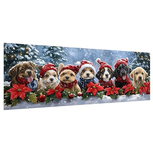 Hoobee 5D DIY Weihnachten Diamond Painting Groß, Diamond Painting Bilder Katze Hund, Diamant Painting Groß xxl Vollbohrer Stickerei Kreuzstich Kunst Handwerk für Zuhause Wanddekoration 30x80cm-8 Hoobee 5D DIY Weihnachten Diamond Painting Groß, Diamond Painting Bilder Katze Hund, Diamant Painting Groß xxl Vollbohrer Stickerei Kreuzstich Kunst Handwerk für Zuhause Wanddekoration 30x80cm-8 von Hoobee