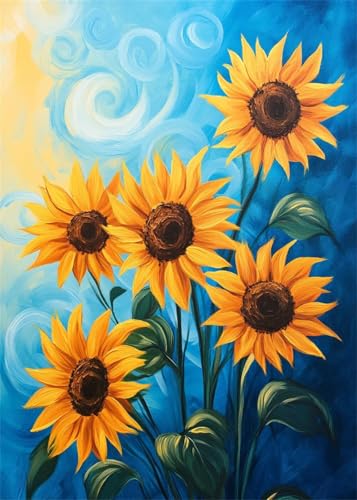 Diamond Painting Kinder Abstrakt, Diamant Painting Bilder Sonnenblume DIY Eckige Steine Diamant Kunst Malerei Kits, 5D Mosaik Bastelset Erwachsene für Aesthetic Room Decor Geschenke 80x100 cm X4-1027 Diamond Painting Kinder Abstrakt, Diamant Painting Bilder Sonnenblume DIY Eckige Steine Diamant Kunst Malerei Kits, 5D Mosaik Bastelset Erwachsene für Aesthetic Room Decor Geschenke 80x100 cm X4-1027 von Hooixaag