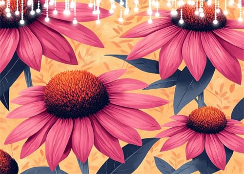 Diamond Painting Kinder Blume, Diamant Painting Bilder Gänseblümchen DIY Eckige Steine Diamant Kunst Malerei Kits, 5D Mosaikherstellung Bastelset Erwachsene für Aesthetic Room Decor 80x100 cm X4-79 Diamond Painting Kinder Blume, Diamant Painting Bilder Gänseblümchen DIY Eckige Steine Diamant Kunst Malerei Kits, 5D Mosaikherstellung Bastelset Erwachsene für Aesthetic Room Decor 80x100 cm X4-79 von Hooixaag
