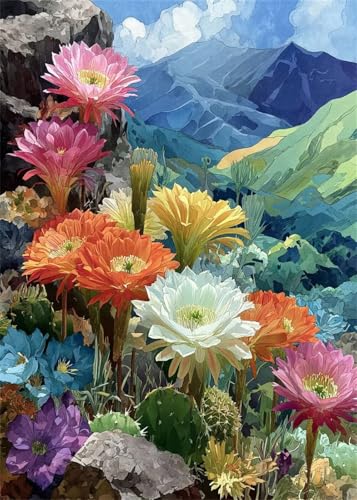 Diamond Painting Kinder Blume, Diamant Painting Bilder Landschaft DIY Runden Steine Diamant Kunst Malerei Kits, 5D Mosaikherstellung Bastelset Erwachsene für Aesthetic Room Decor 80x100 cm X4-1037 Diamond Painting Kinder Blume, Diamant Painting Bilder Landschaft DIY Runden Steine Diamant Kunst Malerei Kits, 5D Mosaikherstellung Bastelset Erwachsene für Aesthetic Room Decor 80x100 cm X4-1037 von Hooixaag