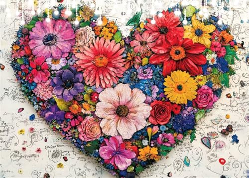 Diamond Painting Kinder Blume, Diamant Painting Bilder Liebe DIY Eckige Steine Diamant Kunst Malerei Kits, 5D Mosaikherstellung Bastelset Erwachsene für Aesthetic Room Decor Geschenke 80x100 cm X4-63 Diamond Painting Kinder Blume, Diamant Painting Bilder Liebe DIY Eckige Steine Diamant Kunst Malerei Kits, 5D Mosaikherstellung Bastelset Erwachsene für Aesthetic Room Decor Geschenke 80x100 cm X4-63 von Hooixaag