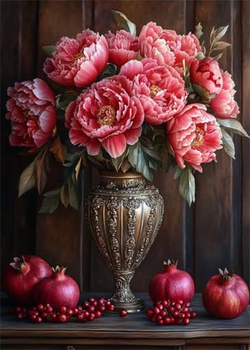 Diamond Painting Kinder Blume, Diamant Painting Bilder Vase DIY Runden Steine Diamant Kunst Malerei Kits, 5D Mosaikherstellung Bastelset Erwachsene für Aesthetic Room Decor Geschenke 80x100 cm X4-873 Diamond Painting Kinder Blume, Diamant Painting Bilder Vase DIY Runden Steine Diamant Kunst Malerei Kits, 5D Mosaikherstellung Bastelset Erwachsene für Aesthetic Room Decor Geschenke 80x100 cm X4-873 von Hooixaag