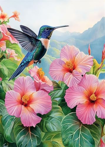 Diamond Painting Kinder Kolibri,Diamant Painting Bilder Blume DIY Eckige Steine Diamant Kunst Malerei Kits,5D Mosaikherstellung Bastelset Erwachsene für Aesthetic Room Decor Geschenke 80x100 cm X4-915 Diamond Painting Kinder Kolibri,Diamant Painting Bilder Blume DIY Eckige Steine Diamant Kunst Malerei Kits,5D Mosaikherstellung Bastelset Erwachsene für Aesthetic Room Decor Geschenke 80x100 cm X4-915 von Hooixaag