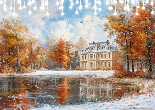 Diamond Painting Kinder Landschaft, Diamant Painting Bilder Herrenhaus DIY Runden Steine Diamant Kunst Malerei Kits, 5D Mosaikherstellung Bastelset Erwachsene für Aesthetic Room Decor 40x50 cm X4-25 Diamond Painting Kinder Landschaft, Diamant Painting Bilder Herrenhaus DIY Runden Steine Diamant Kunst Malerei Kits, 5D Mosaikherstellung Bastelset Erwachsene für Aesthetic Room Decor 40x50 cm X4-25 von Hooixaag