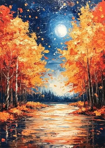 Diamond Painting Kinder Mond, Diamant Painting Bilder Baum DIY Runden Steine Diamant Kunst Malerei Kits, 5D Mosaikherstellung Bastelset Erwachsene für Aesthetic Room Decor Geschenke 80x100 cm X4-889 Diamond Painting Kinder Mond, Diamant Painting Bilder Baum DIY Runden Steine Diamant Kunst Malerei Kits, 5D Mosaikherstellung Bastelset Erwachsene für Aesthetic Room Decor Geschenke 80x100 cm X4-889 von Hooixaag