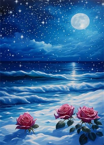 Diamond Painting Kinder Mond, Diamant Painting Bilder Strand DIY Runden Steine Diamant Kunst Malerei Kits, 5D Mosaikherstellung Bastelset Erwachsene für Aesthetic Room Decor Geschenke 80x100 cm X4-877 Diamond Painting Kinder Mond, Diamant Painting Bilder Strand DIY Runden Steine Diamant Kunst Malerei Kits, 5D Mosaikherstellung Bastelset Erwachsene für Aesthetic Room Decor Geschenke 80x100 cm X4-877 von Hooixaag