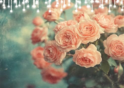Diamond Painting Kinder Rose, Diamant Painting Bilder Blume DIY Eckige Steine Diamant Kunst Malerei Kits, 5D Mosaikherstellung Bastelset Erwachsene für Aesthetic Room Decor Geschenke 50x70 cm X4-43 Diamond Painting Kinder Rose, Diamant Painting Bilder Blume DIY Eckige Steine Diamant Kunst Malerei Kits, 5D Mosaikherstellung Bastelset Erwachsene für Aesthetic Room Decor Geschenke 50x70 cm X4-43 von Hooixaag