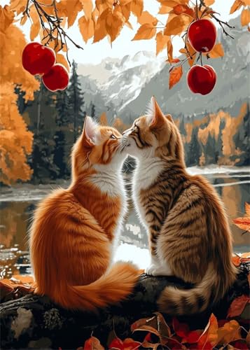 Diamond Painting Kinder See, Diamant Painting Bilder Katze DIY Runden Steine Diamant Kunst Malerei Kits, 5D Mosaikherstellung Bastelset Erwachsene für Aesthetic Room Decor Geschenke 80x100 cm X4-865 Diamond Painting Kinder See, Diamant Painting Bilder Katze DIY Runden Steine Diamant Kunst Malerei Kits, 5D Mosaikherstellung Bastelset Erwachsene für Aesthetic Room Decor Geschenke 80x100 cm X4-865 von Hooixaag