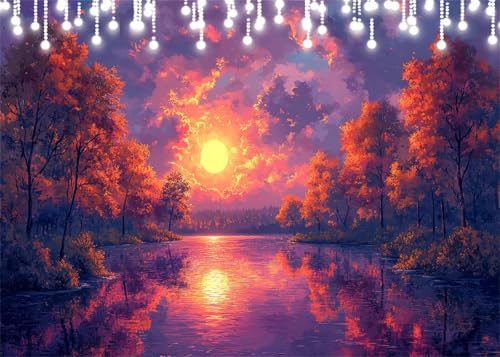 Diamond Painting Kinder Sonnenuntergang, Diamant Painting Bilder Wolke DIY Runden Steine Diamant Kunst Malerei Kits, 5D Mosaikherstellung Bastelset Erwachsene für Aesthetic Room Decor 15x20 cm X4-53 Diamond Painting Kinder Sonnenuntergang, Diamant Painting Bilder Wolke DIY Runden Steine Diamant Kunst Malerei Kits, 5D Mosaikherstellung Bastelset Erwachsene für Aesthetic Room Decor 15x20 cm X4-53 von Hooixaag