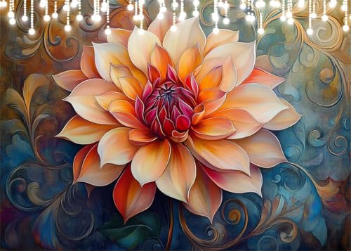 Diamond Painting Set Erwachsene Blume Diamant Painting Bilder Abstrakt DIY Runden Vollbohrer Diamant Malerei Stickerei Kreuzstich, 5D Mosaik Basteln Mädchen Geschenke Room Decor 80x100 cm X4-34 Diamond Painting Set Erwachsene Blume Diamant Painting Bilder Abstrakt DIY Runden Vollbohrer Diamant Malerei Stickerei Kreuzstich, 5D Mosaik Basteln Mädchen Geschenke Room Decor 80x100 cm X4-34 von Hooixaag