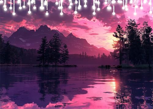 Diamond Painting Set Erwachsene Sonnenuntergang Diamant Painting Bilder See DIY Eckige Vollbohrer Diamant Malerei Stickerei Kreuzstich, 5D Mosaik Basteln Mädchen Geschenke Room Decor 35x50 cm X4-28 Diamond Painting Set Erwachsene Sonnenuntergang Diamant Painting Bilder See DIY Eckige Vollbohrer Diamant Malerei Stickerei Kreuzstich, 5D Mosaik Basteln Mädchen Geschenke Room Decor 35x50 cm X4-28 von Hooixaag