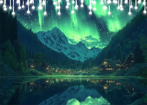 Diamond Painting Set für Erwachsene Aurora Diamant Painting Bilder See DIY Eckige Vollbohrer Diamant Malerei Stickerei Kreuzstich, 5D Mosaik Basteln Mädchen Geschenke für Room Decor 40x50 cm X4-108 Diamond Painting Set für Erwachsene Aurora Diamant Painting Bilder See DIY Eckige Vollbohrer Diamant Malerei Stickerei Kreuzstich, 5D Mosaik Basteln Mädchen Geschenke für Room Decor 40x50 cm X4-108 von Hooixaag