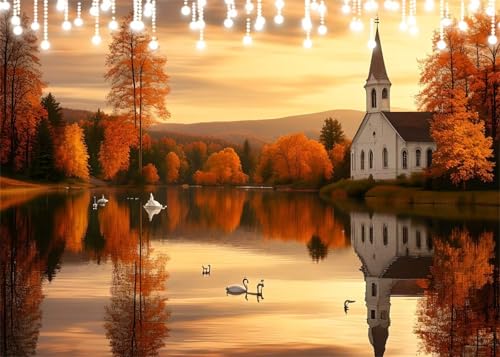 Diamond Painting Set für Erwachsene Herbst Diamant Painting Bilder See DIY Eckige Vollbohrer Diamant Malerei Stickerei Kreuzstich, 5D Mosaik Basteln Mädchen Geschenke für Room Decor 60x80 cm X4-4 Diamond Painting Set für Erwachsene Herbst Diamant Painting Bilder See DIY Eckige Vollbohrer Diamant Malerei Stickerei Kreuzstich, 5D Mosaik Basteln Mädchen Geschenke für Room Decor 60x80 cm X4-4 von Hooixaag