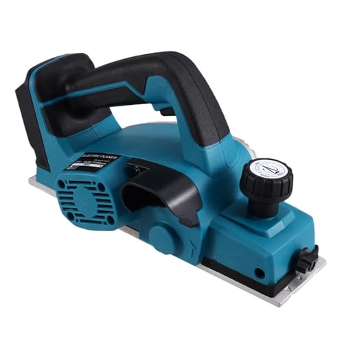 Handhobel schnurlose Holzhobelmaschine for 18V wiederaufladbare Lithiumbatterien, angetriebenes Handwerkzeug for die Holzbearbeitung, bürstenloser Akku-Elektrohobel von Hookurity