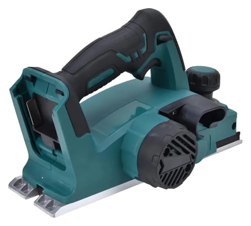 Hookurity Handhobel schnurlose Holzhobelmaschine 1200W bürstenloser 220V Elektro-Holzhobel Akku-Hobel Falztiefe Haushalts-Elektrobank-Holzhobel von Hookurity