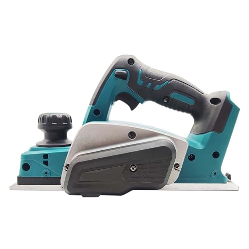 Hookurity Handhobel schnurlose Holzhobelmaschine 15000 U/min Akku-Elektrohobel, Oberfräse, Trimmer, Möbelschneidemaschine, Holzbearbeitungshobel for 18-V-Akkus (ohne Akkus) von Hookurity
