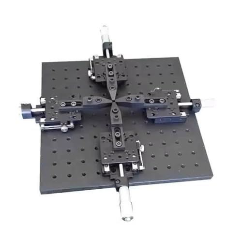 Hookurity Schlitten Feineinstellung Manueller Lineartisch Manueller Lineartisch Vierachsiger Zeichentisch Linearer Stretch-Gleittisch Filmzugverschiebungstisch(PT110-25-65 400) von Hookurity