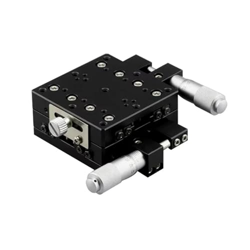Hookurity Schlitten Feineinstellung Manueller Lineartisch PT-XY24-60C/R/L XY-Achsen-manueller Lineartisch, manuelle Verschiebungsstation, manuelle Plattform(PT XY24 60L) von Hookurity