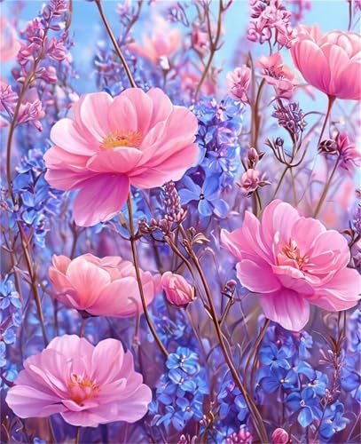 Hoonjiin Malen Nach Zahlen Erwachsene mit Rahmen Frühlingsblumen, Paint by Numbers Adult DIY Ölgemälde Set, Himmel Acrylfarbe malen nach zahlen Leinwand set für Heimdekoration 24x36inch Hoonjiin Malen Nach Zahlen Erwachsene mit Rahmen Frühlingsblumen, Paint by Numbers Adult DIY Ölgemälde Set, Himmel Acrylfarbe malen nach zahlen Leinwand set für Heimdekoration 24x36inch von Hoonjiin