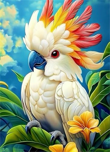 Hoonjiin Malen Nach Zahlen Erwachsene ohne Rahmen Papageien-Pflanze, Paint by Numbers Adult DIY Ölgemälde Set, Dschungel Acrylfarbe malen nach zahlen Leinwand set für Heimdekoration 18x24inch Hoonjiin Malen Nach Zahlen Erwachsene ohne Rahmen Papageien-Pflanze, Paint by Numbers Adult DIY Ölgemälde Set, Dschungel Acrylfarbe malen nach zahlen Leinwand set für Heimdekoration 18x24inch von Hoonjiin