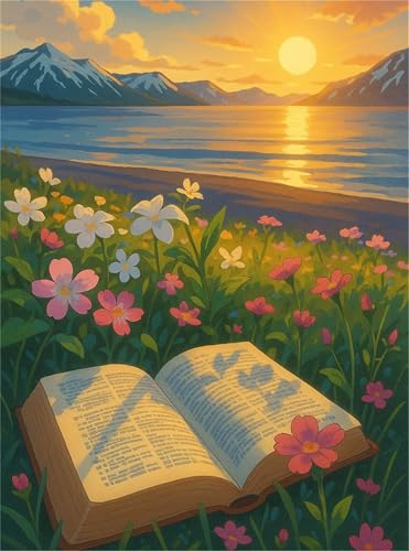 Hoonjiin Malen Nach Zahlen Erwachsene ohne Rahmen Strand-Rasen, Paint by Numbers Adult DIY Ölgemälde Set, Bücher Acrylfarbe malen nach zahlen Leinwand set für Heimdekoration 8x12inch Hoonjiin Malen Nach Zahlen Erwachsene ohne Rahmen Strand-Rasen, Paint by Numbers Adult DIY Ölgemälde Set, Bücher Acrylfarbe malen nach zahlen Leinwand set für Heimdekoration 8x12inch von Hoonjiin