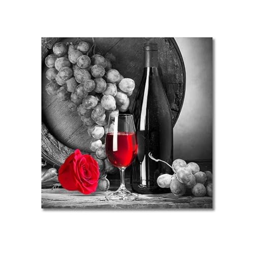 Hoonjiin Rote Rosen Diamond Painting Erwachsene,5D Obst DIY Diamant Painting Bilder,Full Round Drill Drill Diamant Malerei Set Wanddekoration - 60x60cm Hoonjiin Rote Rosen Diamond Painting Erwachsene,5D Obst DIY Diamant Painting Bilder,Full Round Drill Drill Diamant Malerei Set Wanddekoration - 60x60cm von Hoonjiin