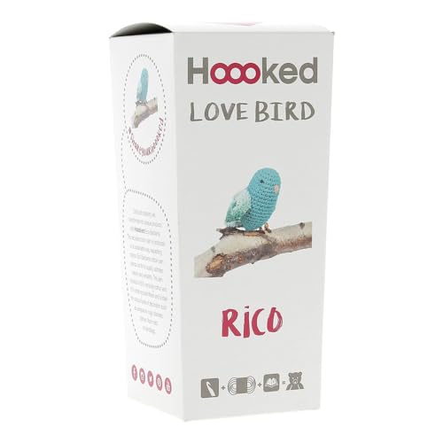 HOOOKED B.V. PAK122 Garn Set Love Bird Türkis, Einheitsgröße, 300 gramm HOOOKED B.V. PAK122 Garn Set Love Bird Türkis, Einheitsgröße, 300 gramm von Hoooked