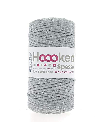 Hoooked Recycling-Garn Spesso Chunky Cotton (Gris) von Hoooked