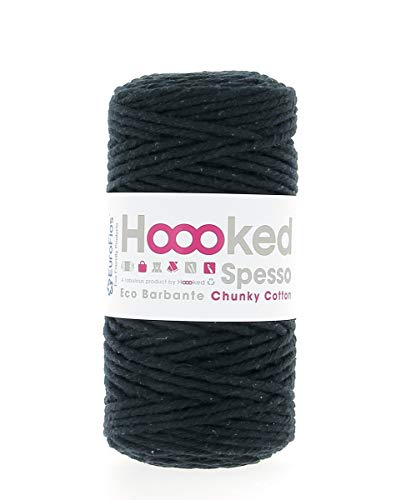 Hoooked Recycling-Garn Spesso Chunky Cotton (Noir) von Hoooked