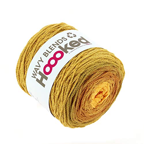 Hoooked Recycling-Garn Wavy Blends (Spicy Harvest) von Hoooked