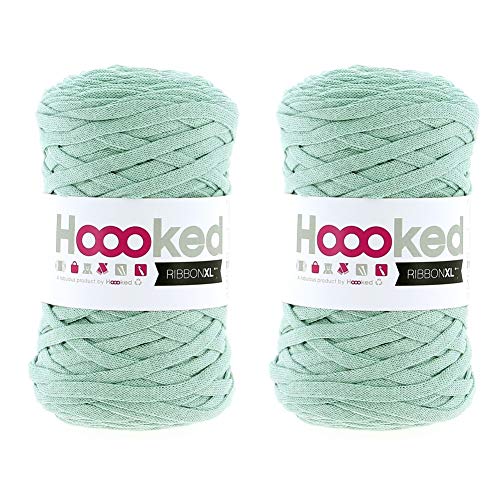 Hoooked Ribbon XL 2 Knäuel Wolle früh pink (RXL 46) von Hoooked