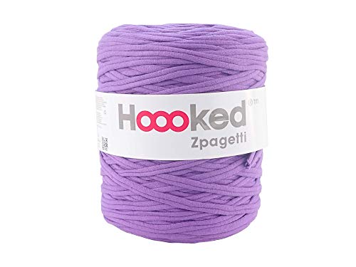 Hoooked Zpagetti T-Shirt-Garn, Baumwolle, Lila, 120 m, 700 g von Hoooked