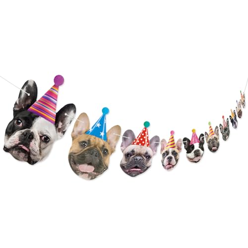 Hooqict Hundegeburtstagsbanner Hund Geburtstag Party Dekorationen Hund Girlande Banner Lustige Französische Bulldogge Gesicht Happy Birthday Schild für Hintergrund Haustier Welpen Thema Geburtstag Hooqict Hundegeburtstagsbanner Hund Geburtstag Party Dekorationen Hund Girlande Banner Lustige Französische Bulldogge Gesicht Happy Birthday Schild für Hintergrund Haustier Welpen Thema Geburtstag von Hooqict