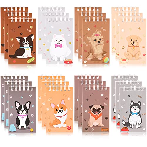 Mini-Notizblöcke mit Hundemotiven, kleine Notizbücher für Kinder, Hunde-Thema, Partygeschenk, Welpe, Tier, Spiral-Taschen-Notizbücher, Tagebuch, Memo-Planer für Klassenzimmer, Belohnungen, Mini-Notizblöcke mit Hundemotiven, kleine Notizbücher für Kinder, Hunde-Thema, Partygeschenk, Welpe, Tier, Spiral-Taschen-Notizbücher, Tagebuch, Memo-Planer für Klassenzimmer, Belohnungen, von Hooqict