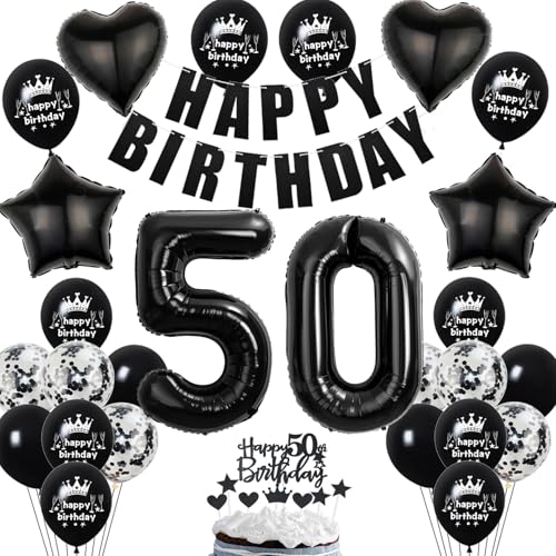 Deko 50. Geburtstag Frauen Mann Ballon Dekoration Schwarz Tortendeko 50. Geburtstag Frau Luftballon 50 deko Männer Schwarz 50 Geburtstagsdeko 50 Jahre Frauen Ballon Deko 50. Geburtstag Frauen Mann Ballon Dekoration Schwarz Tortendeko 50. Geburtstag Frau Luftballon 50 deko Männer Schwarz 50 Geburtstagsdeko 50 Jahre Frauen Ballon von Hopewey