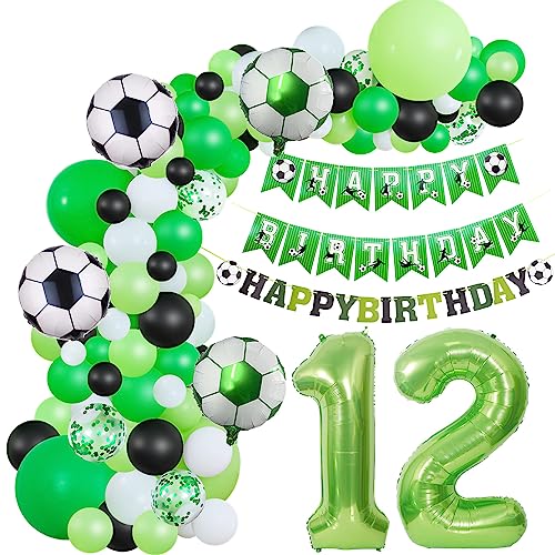 Fussball Luftballon Girlande 12. Geburtstag Deko Junge,Fussball Ballon Girlande Grün 12 Geburtstag Kinder Geburtstagsdeko 12 Jahre Junge Fussball Luftballon deko 12. Geburtstag Junge dekoration Fussball Luftballon Girlande 12. Geburtstag Deko Junge,Fussball Ballon Girlande Grün 12 Geburtstag Kinder Geburtstagsdeko 12 Jahre Junge Fussball Luftballon deko 12. Geburtstag Junge dekoration von Hopewey