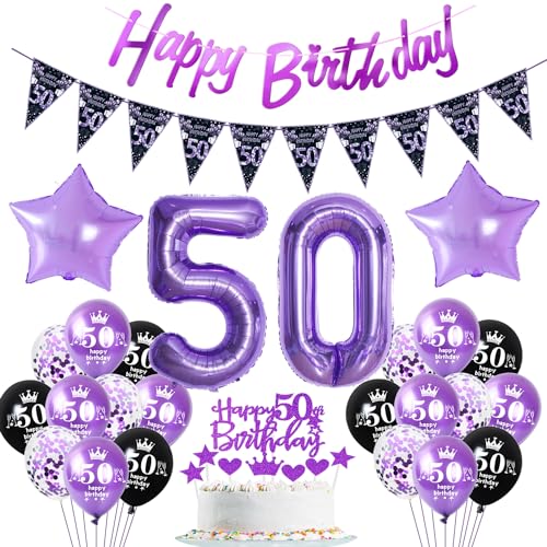 Lila Luftballon 50. Geburtstag Dekoration violett Tortendeko 50. Geburtstag Frauen party deko Geburtstagsdeko 50 Jahre Frau Mädchen Lila Folienballon 50 Ballon Lila Luftballon 50. Geburtstag Dekoration violett Tortendeko 50. Geburtstag Frauen party deko Geburtstagsdeko 50 Jahre Frau Mädchen Lila Folienballon 50 Ballon von Hopewey