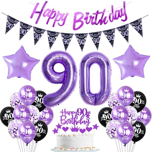 Lila Luftballon 90. Geburtstag Dekoration violett Tortendeko 90. Geburtstag Frauen party deko Geburtstagsdeko 90 Jahre Frau Mädchen Lila Folienballon 90 deko 90. Geburtstag Frauen Ballon Lila Luftballon 90. Geburtstag Dekoration violett Tortendeko 90. Geburtstag Frauen party deko Geburtstagsdeko 90 Jahre Frau Mädchen Lila Folienballon 90 deko 90. Geburtstag Frauen Ballon von Hopewey
