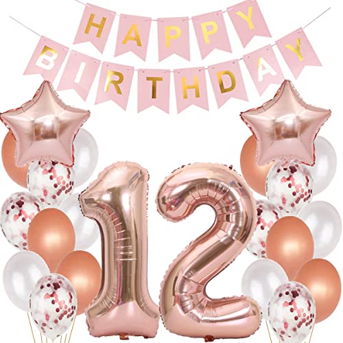 Luftballons 12 Geburtstag Dekoration mädchen rosegold,12.Geburtstag deko für mädchen,12 jahre Geburtstag deko mädchen 12.geburtstag deko mädchen 12 Geburtstag Mädchen 12 Geburtstagsdeko rosegold (12) Luftballons 12 Geburtstag Dekoration mädchen rosegold,12.Geburtstag deko für mädchen,12 jahre Geburtstag deko mädchen 12.geburtstag deko mädchen 12 Geburtstag Mädchen 12 Geburtstagsdeko rosegold (12) von Hopewey
