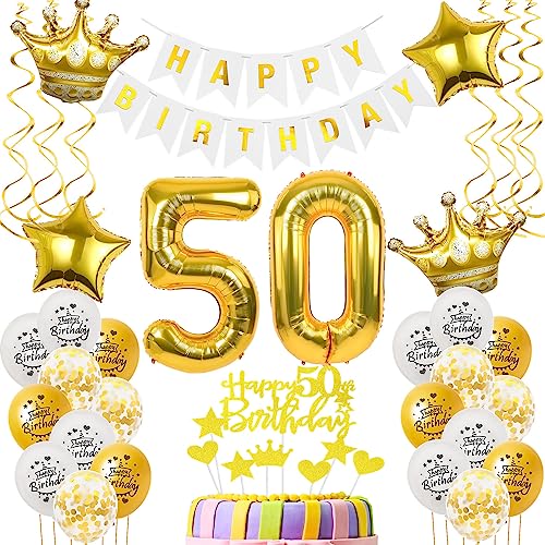 Luftballons 50. Geburtstag Mann Frauen Deko gold Tortendeko 50. Geburtstag Mann Party Deko Weiß gold Geburtstagsdeko 50 Jahre Geburtstag dekoration Frau Männer 50. Geburtstag deko torte gold Luftballons 50. Geburtstag Mann Frauen Deko gold Tortendeko 50. Geburtstag Mann Party Deko Weiß gold Geburtstagsdeko 50 Jahre Geburtstag dekoration Frau Männer 50. Geburtstag deko torte gold von Hopewey